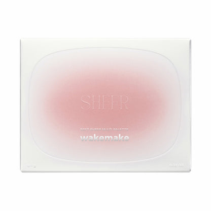 WAKEMAKE Soft Sheer Multi Palette, 02, 6.4g, No powderiness! A composition of different textures
