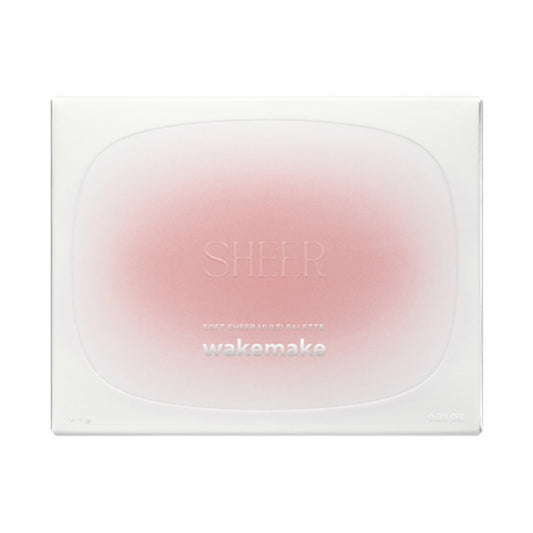 WAKEMAKE Soft Sheer Multi Palette, 02, 6.4g, No powderiness! A composition of different textures