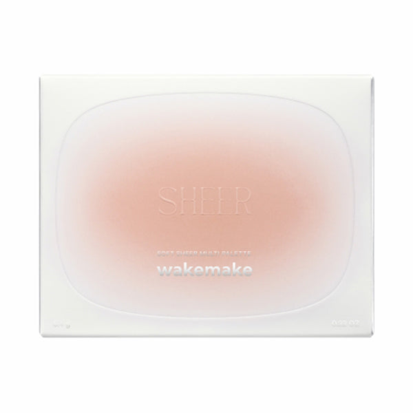 WAKEMAKE Soft Sheer Multi Palette, 01, 6.4g, No powderiness! A composition of different textures