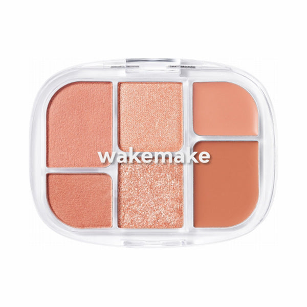 WAKEMAKE Soft Sheer Multi Palette, 01, 6.4g, No powderiness! A composition of different textures