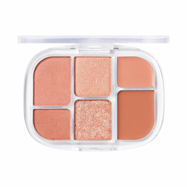 WAKEMAKE Soft Sheer Multi Palette, 01, 6.4g, No powderiness! A composition of different textures