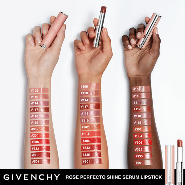 GIVENCHY Rose Perfect Shine Lipstick (No.118 Soft Rosewood)