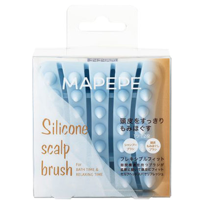 maPEPE Silicone Scalp Brush (Light Blue)