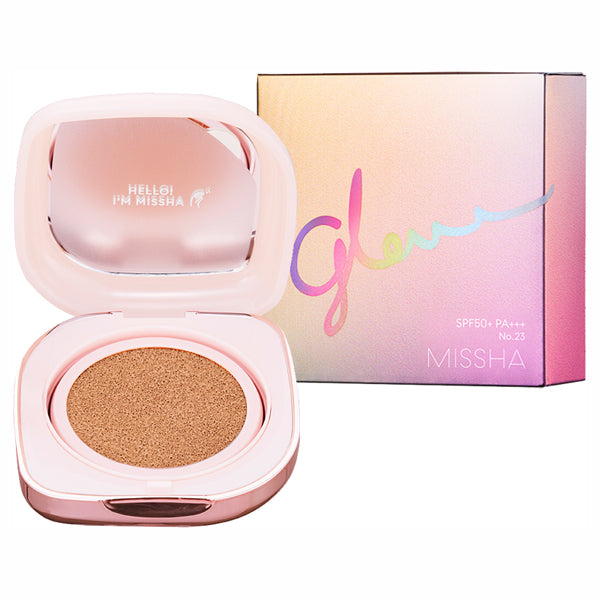 Glow Cushion Foundation (Luminous Cover), SPF50+, PA+++, No. 23, 16g