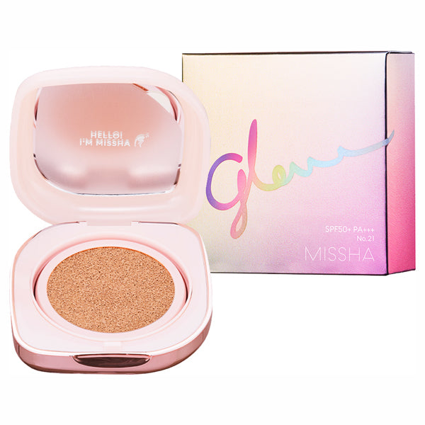 Glow Cushion Foundation (Luminous Cover), SPF50+, PA+++, No. 21, 16g
