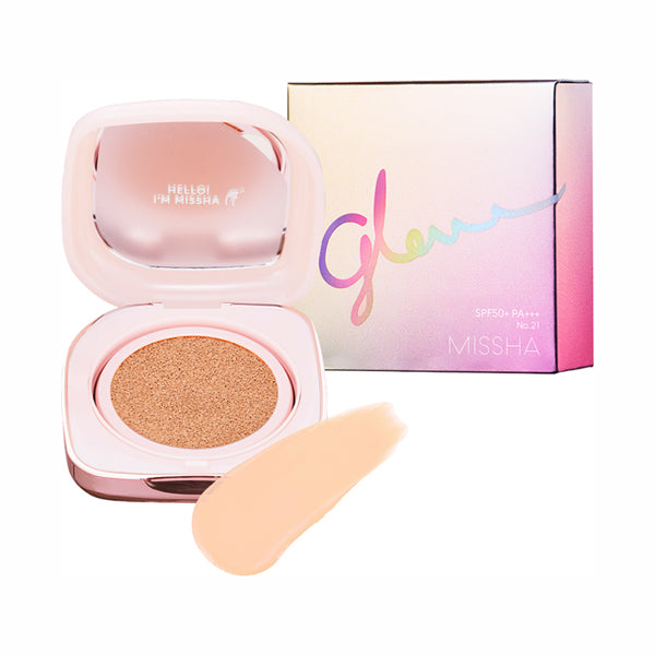 Glow Cushion Foundation (Luminous Cover), SPF50+, PA+++, No. 21, 16g