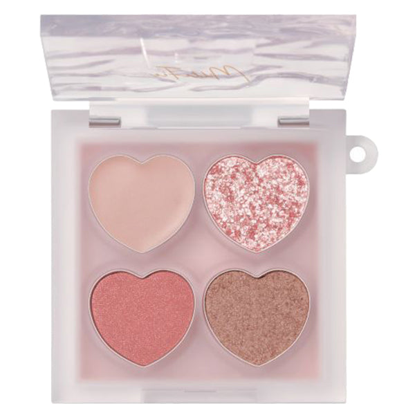 MilleFee Pukupuku Tear Bag Palette, 02 Strawberry Pink, 3g