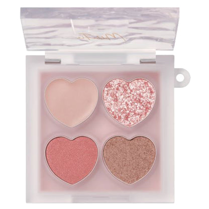 MilleFee Pukupuku Tear Bag Palette, 02 Strawberry Pink, 3g