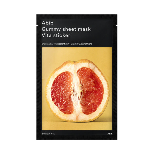 Abib Gummy Sheet Mask Vita Sticker, 27ml x 3
