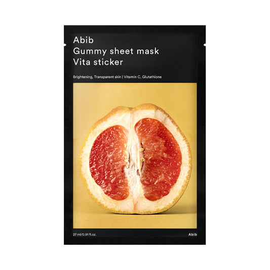 Abib Gummy Sheet Mask Vita Sticker, 27ml x 3