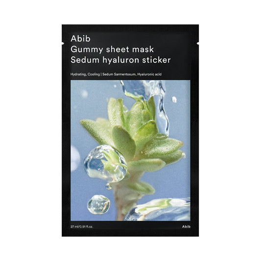 Abib Gummy Sheet Mask Hyaluron Sticker, 27ml x 3