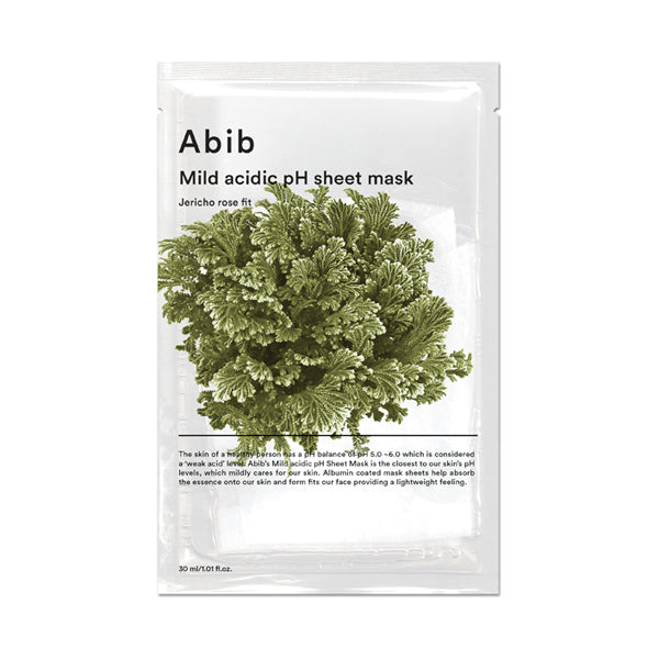 Abib Mild Acidic pH Sheet Mask Jericho Rose Fit, 30ml x 3
