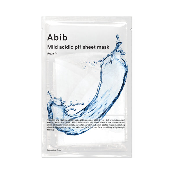 Abib Mild Acidic pH Sheet Mask Aqua Fit, 30ml x 3