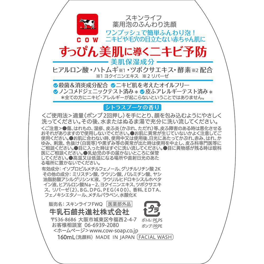 Skin Life Medicated Foaming Face Wash, 160ml