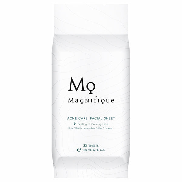 Magnifique Acne Care Facial Sheets (Floral Woody), 32 Pack