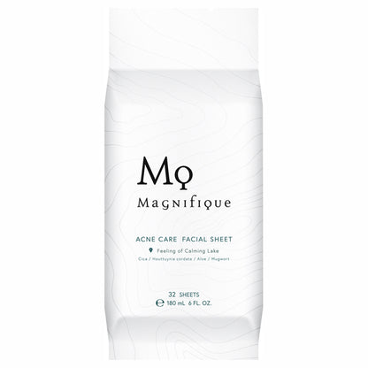 Magnifique Acne Care Facial Sheets (Floral Woody), 32 Pack