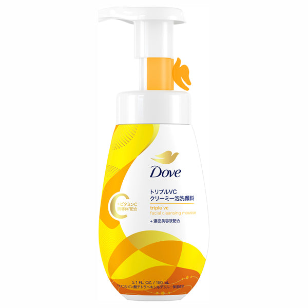 Dove Triple VC Creamy Foaming Cleanser, 150ml