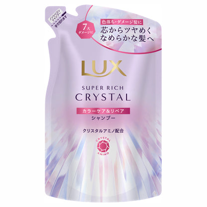 LUX Super Rich Crystal Color Care & Repair Shampoo Refill, 300g (Apple & Citrus)