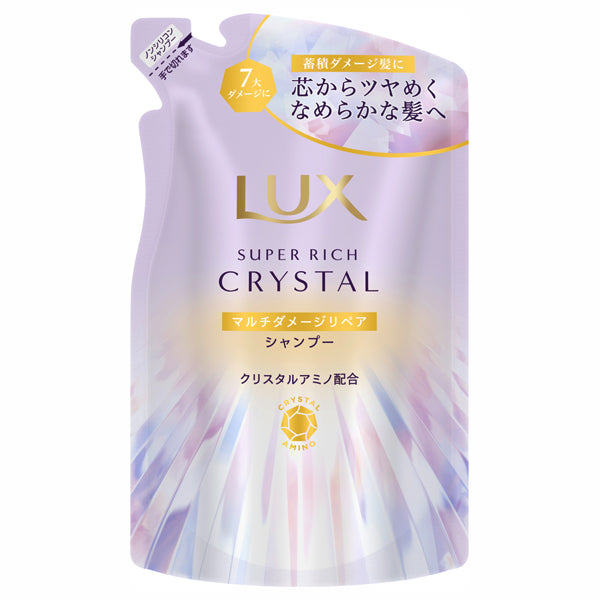 LUX Super Rich Crystal Multi-Damage Repair Shampoo Refill, 300g (Lily of the Valley & Jasmine)