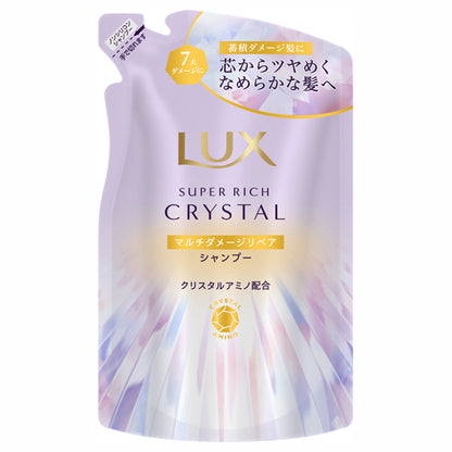 LUX Super Rich Crystal Multi-Damage Repair Shampoo Refill, 300g (Lily of the Valley & Jasmine)