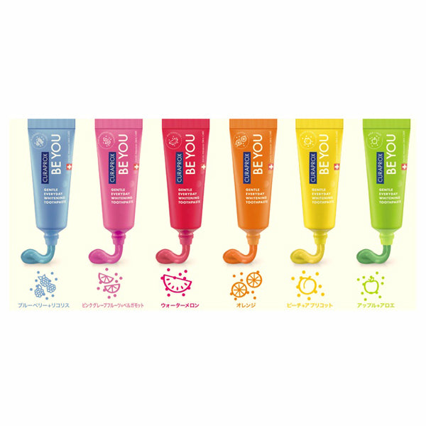 Curaprox BE YOU Toothpaste Green (Apple & Aloe), 2 Pack