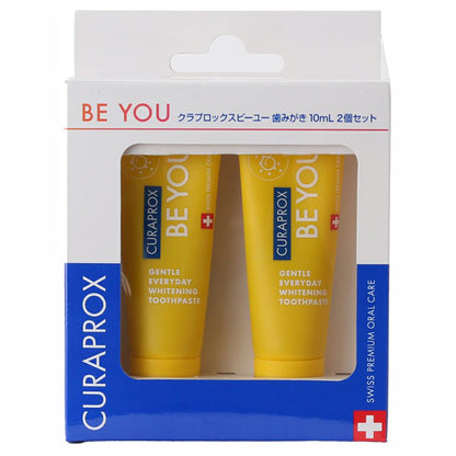 Curaprox BE YOU Toothpaste Yellow (Peach & Apricot), 2 Pack