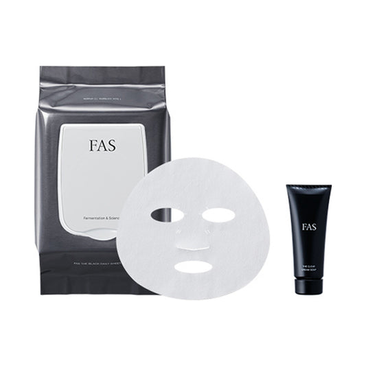 FAS The Black Daily Sheet Mask Kit, 10 sheets, 8g