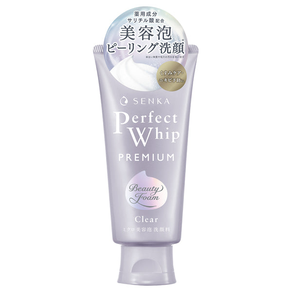 SENKA Premium Perfect Whip Clear, 120g, Elegant and pleasant herbal fruity scent