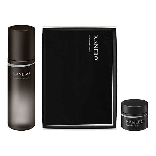 Kanebo Radiant Skin Refiner & Cotton Set, 200ml, 100 sheets, 4g