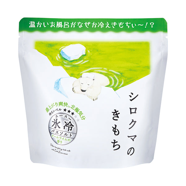 Kimochi Hyourei Bath Salt (Cool Lime Scent), 300g