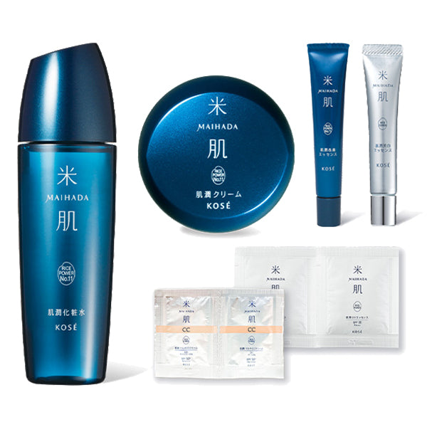 Skin Moisturizing Lotion & Cream Set exclusive, 120ml, 40g, 12ml x 2, 4 packets