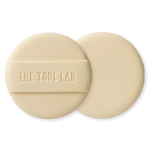 THE TOOL LAB Cover Fix Puff (Round), 2 Pack