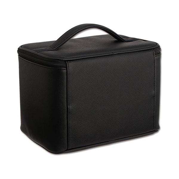 Mary Quant Saffiano Daisy Patch Vanity XL (Black)