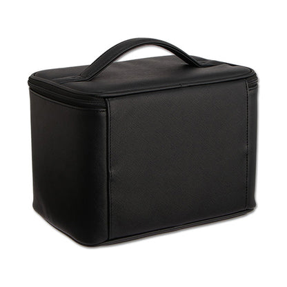 Mary Quant Saffiano Daisy Patch Vanity XL (Black)