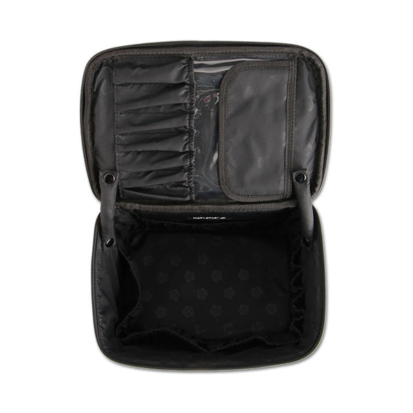 Mary Quant Saffiano Daisy Patch Vanity XL (Black)