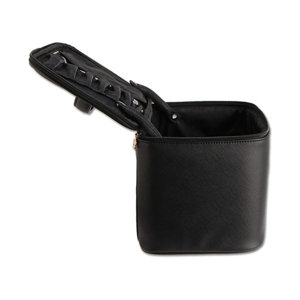 Mary Quant Saffiano Daisy Patch Vanity XL (Black)