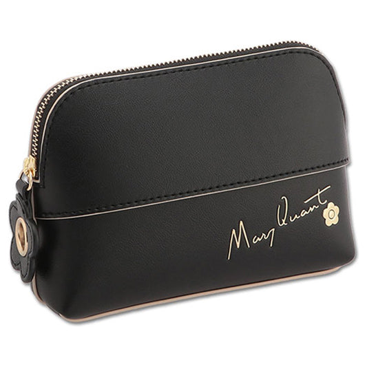 Mary Quant Flipside Daisy Square Tissue Case, Black, H11 x W15.5 x D4cm