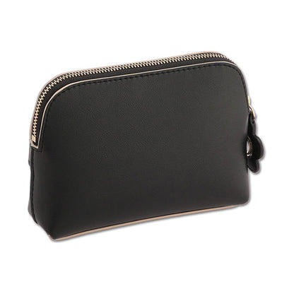 Mary Quant Flipside Daisy Square Tissue Case, Black, H11 x W15.5 x D4cm