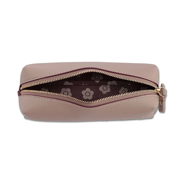 Mary Quant Flipside Daisy Square Pen Case (Beige)