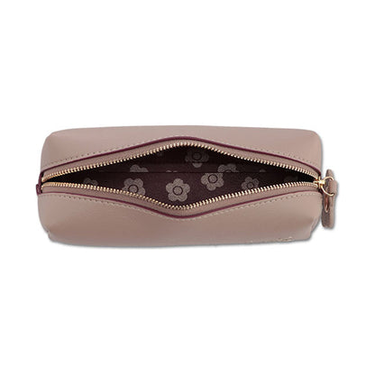 Mary Quant Flipside Daisy Square Pen Case (Beige)