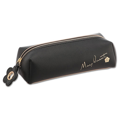 Mary Quant Flipside Daisy Square Pen Case (Black)