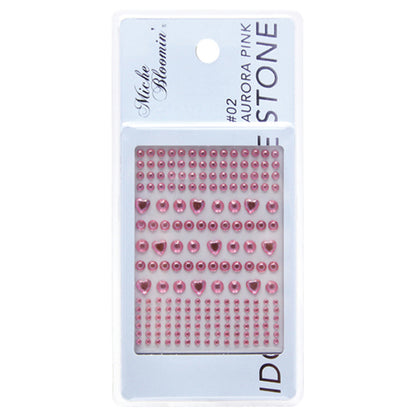 Mish Bloomin' Idol Jewel Eyestone, 02 Aurora Pink, 194 pieces