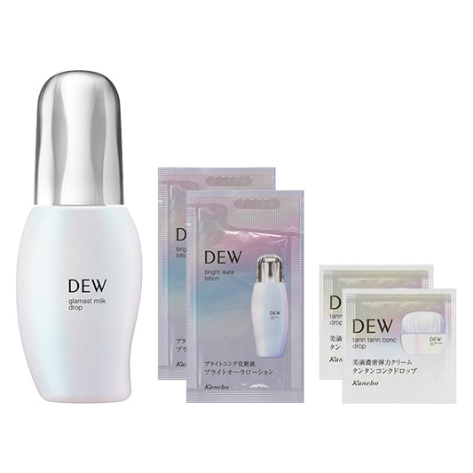 Glamest Milk Drop Set, 80ml, 1.7ml x 2, 0.5g x 2