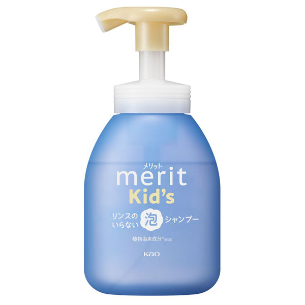 Merit Kids No-Rinse Foaming Shampoo, 330ml (Gentle Natural Floral Scent)