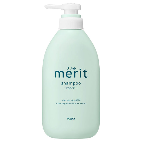 merit Shampoo, Pump, 450ml, Gentle natural floral scent
