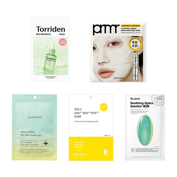 Beauty Advisor Recommended Sheet Mask Assortment, 34g