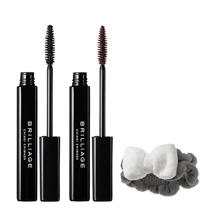 Build-up Mascara Set, Black, Sumire Pink, 4.5g, 4.5g, 1 piece