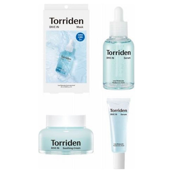 Torriden Dive-In Makeup Up Kit, 50ml, 100ml, 3 sheets, 10ml