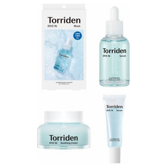 Torriden Dive-In Makeup Up Kit, 50ml, 100ml, 3 sheets, 10ml