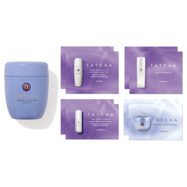 Rice Polish Gentle Set, 60g, 1mL x 4 pcs, 2mL x 2 pcs, 3mL x 2 pcs